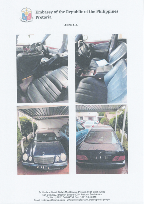 DIsposal Activities 2022 Annex A Notice for the Public Bidding of Mercedes Benz E230 1996 Model