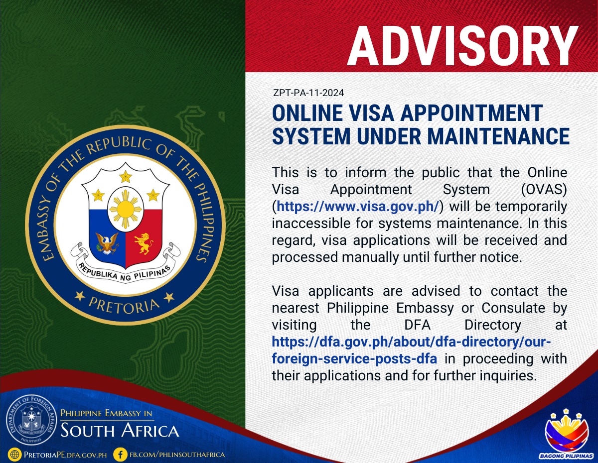 ZPT PA 11 2024 Online Visa Appointment System Under Maintenance